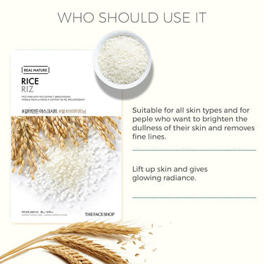 The Face Shop Real Nature Glowing Bride Masksheet Combo (Pack of 10) | Face Mask For Instant Glowing Skin | Korean Face Mask for all skin type